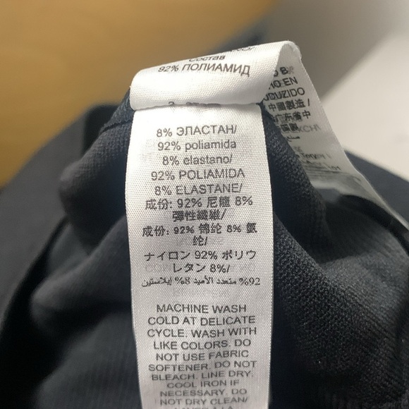 Tory Sport Tory Burch Racerback Longline Sports Bra Black w/ optional Pads XS - Picture 10 of 10